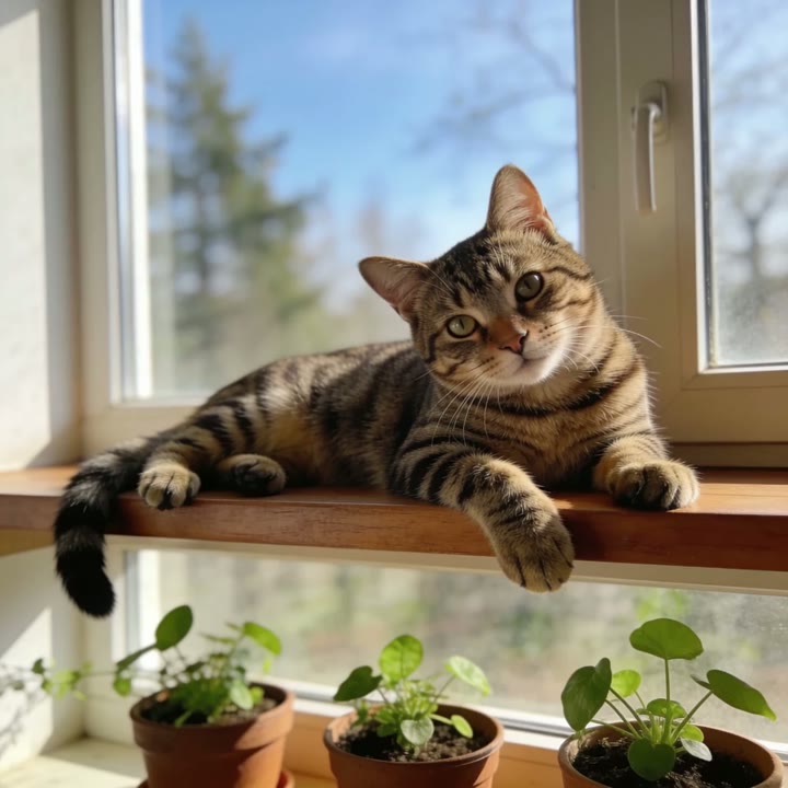Talking pet example — cat